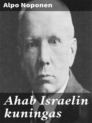 cover image of Ahab Israelin kuningas